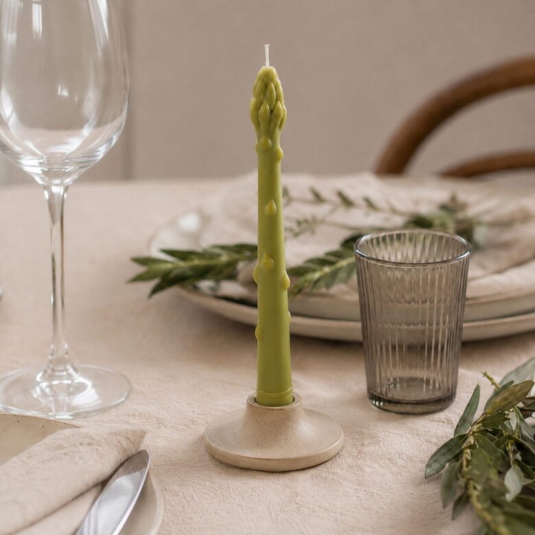 Soy Wax Asparagus Candle