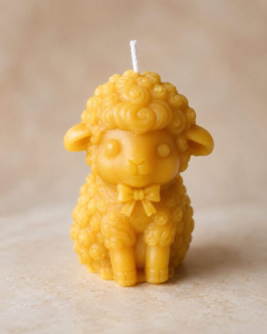 Beeswax Candle - Little Sheep