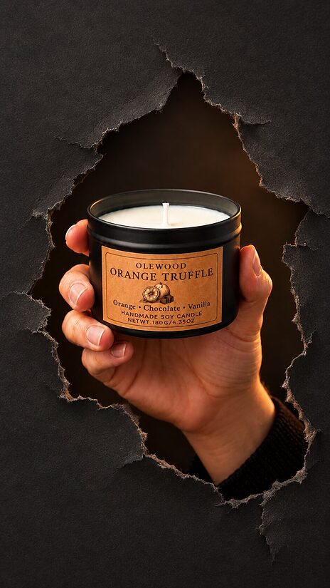 Orange truffle